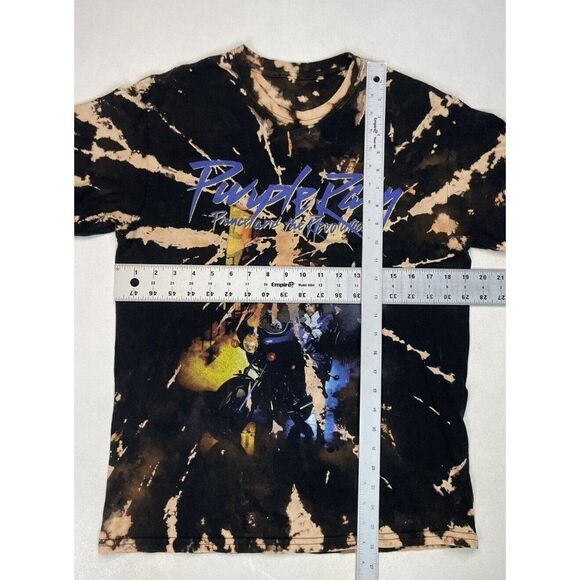 Prince And The Revolution Purple Rain Retro Graphic T-shirt Men Medium Bleached - Picture 5 of 5